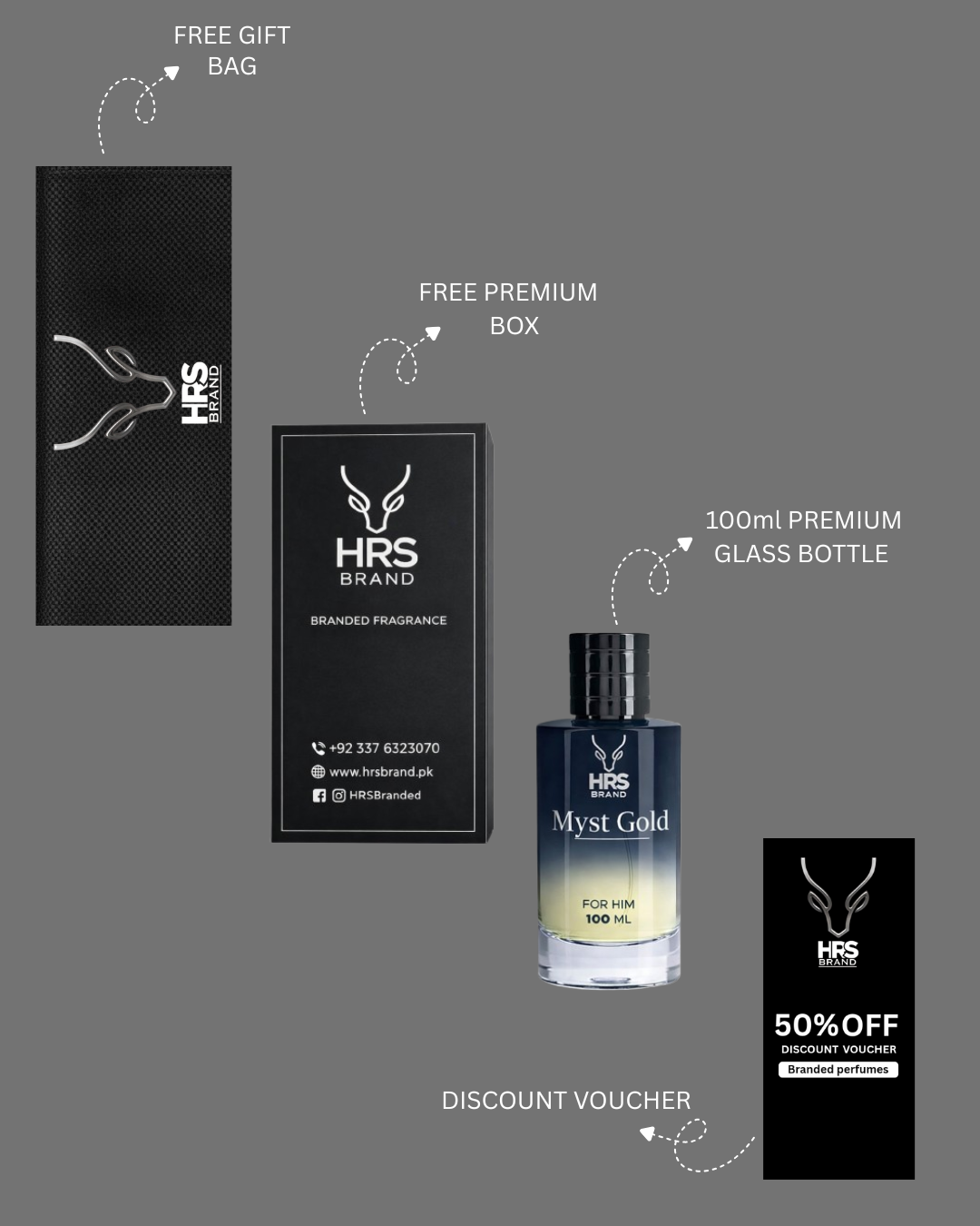 🌫️ Myst Gold – Sunehri khushboo, raaz bhari baat (100ml)